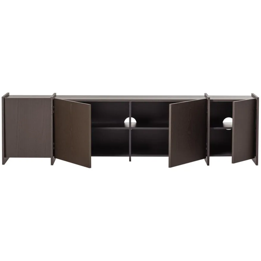 WOOOD TV-meubel Brock Middenbruin - 200x53x44 cm
