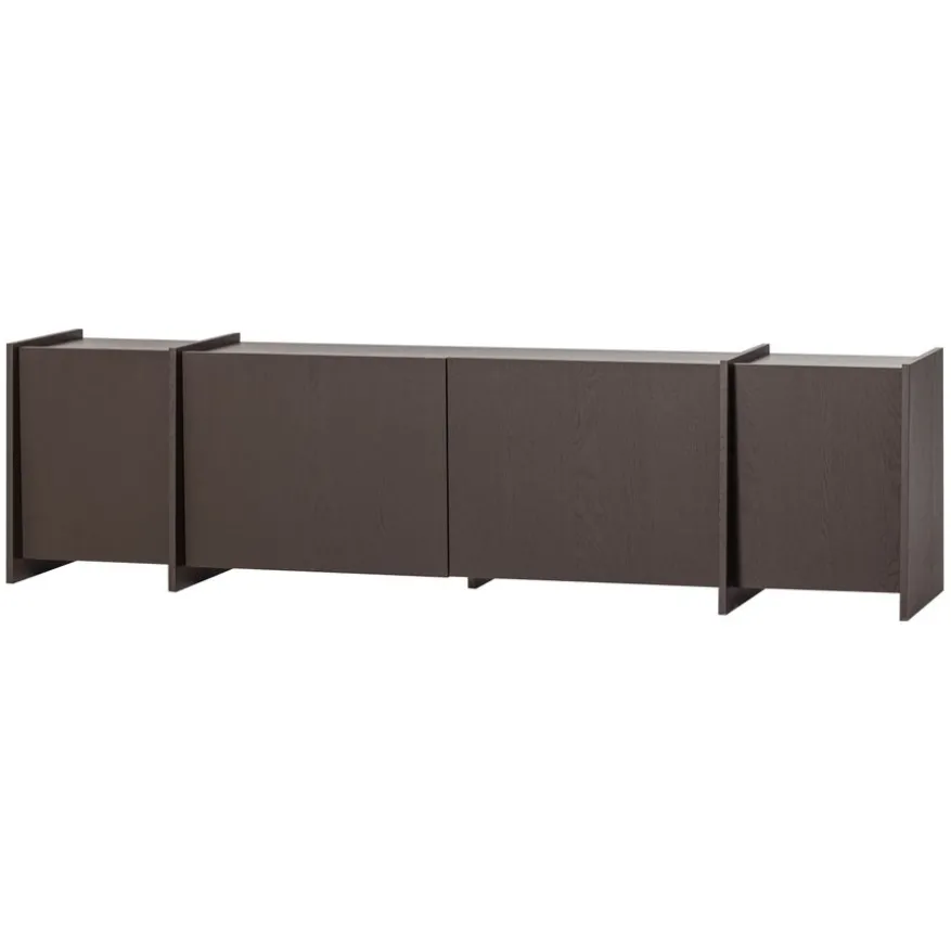 WOOOD TV-meubel Brock Middenbruin - 200x53x44 cm