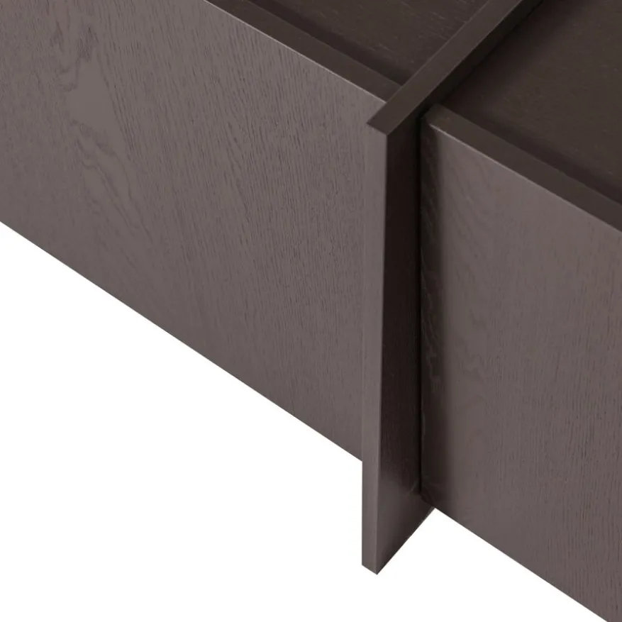 WOOOD TV-meubel Brock Middenbruin - 200x53x44 cm