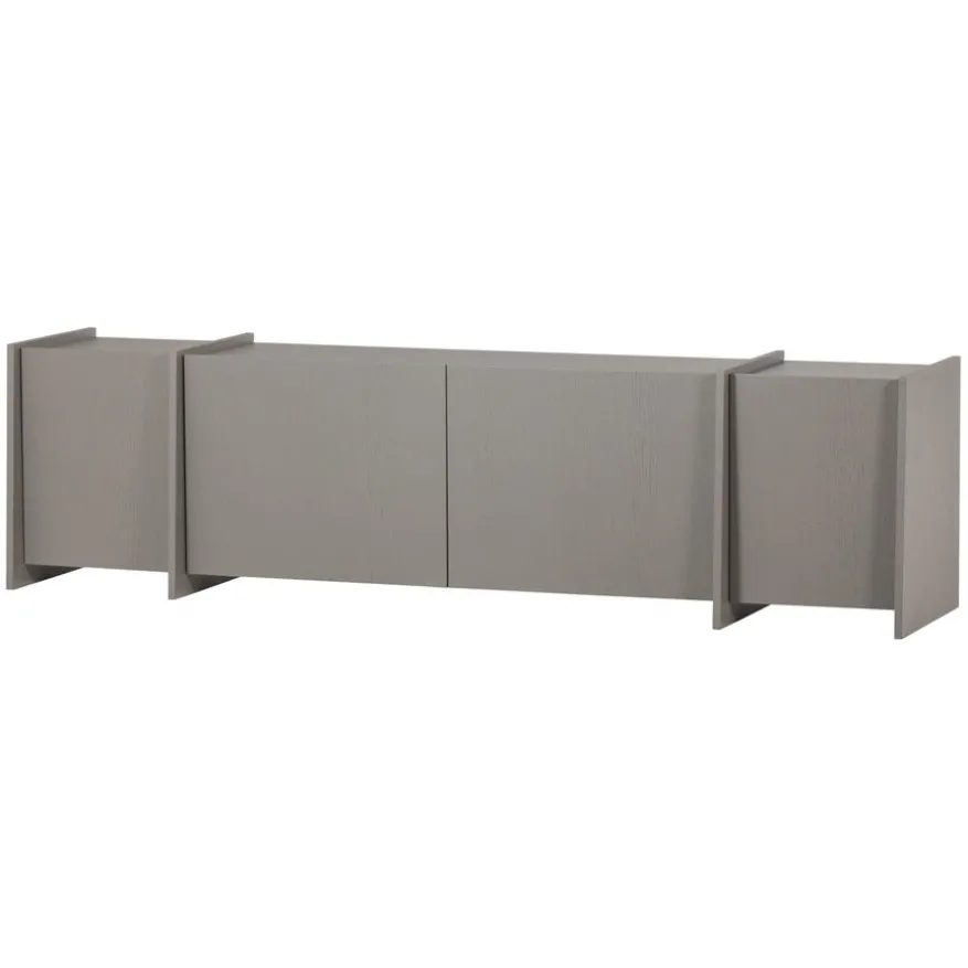 WOOOD TV-meubel Brock Warmgrijs - 200x53x44 cm