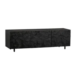 WOOOD TV-meubel Counter Zwart - 160x50x45 cm