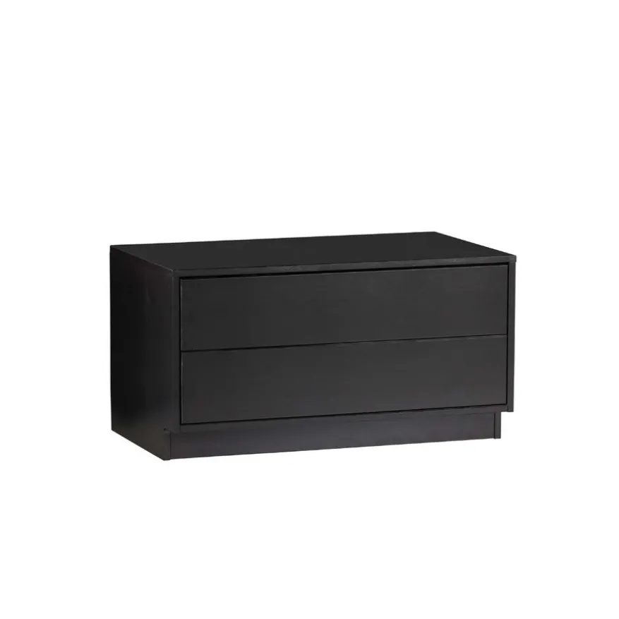 WOOOD TV-meubel Finca Zwart - 75x40x40 cm