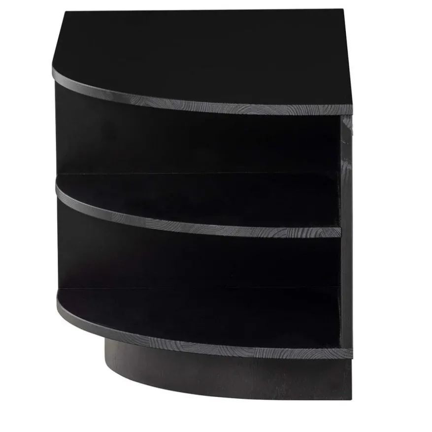 WOOOD TV-meubel Finca Zwart - 78x40x40 cm