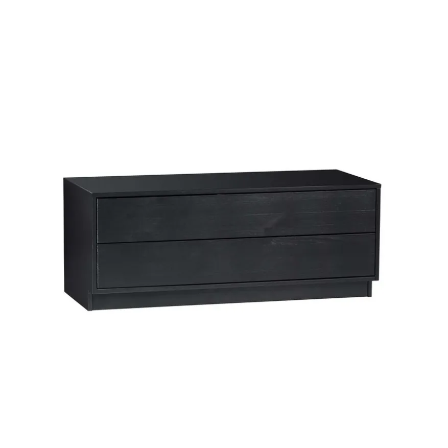 WOOOD TV-meubel Finca Zwart - 100x40x40 cm