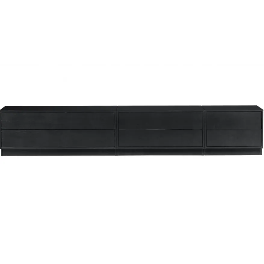 WOOOD TV meubel Finca Zwart - 50x40x40 cm