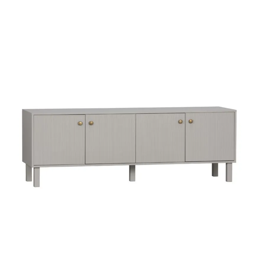 WOOOD TV-meubel Madu Grijs - 160x56x46 cm