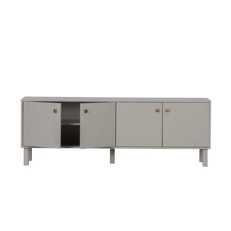 WOOOD TV-meubel Madu Grijs - 160x56x46 cm