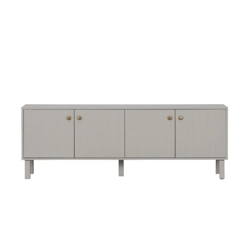 WOOOD TV-meubel Madu Grijs - 160x56x46 cm