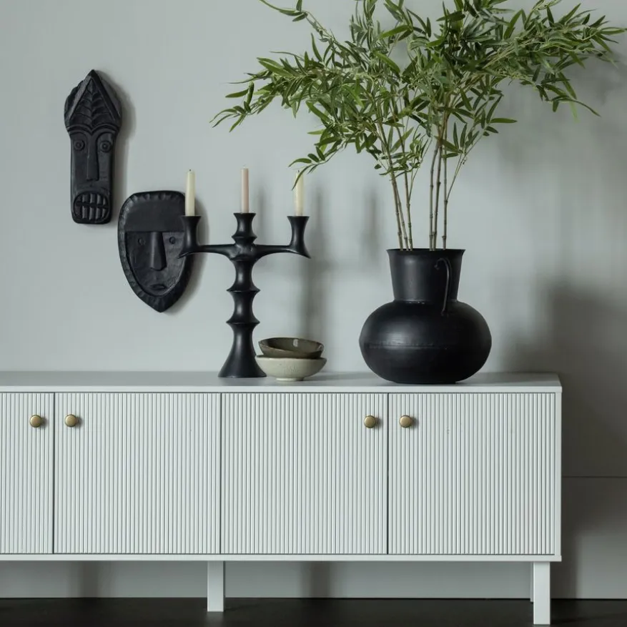 WOOOD TV-meubel Madu Grijs - 160x56x46 cm