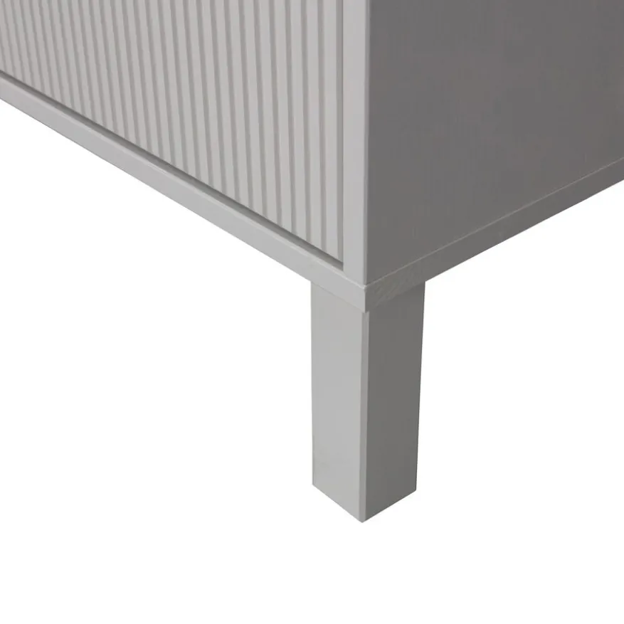 WOOOD TV-meubel Madu Grijs - 160x56x46 cm