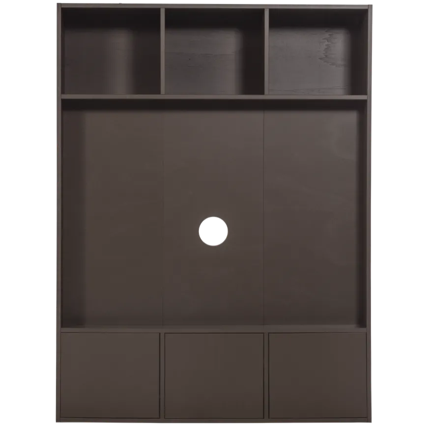 WOOOD TV-meubel Meggy Middenbruin - 160x215x40 cm