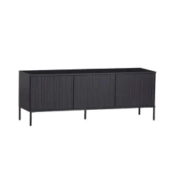WOOOD TV-meubel New Gravure Zwart - 150x56x44 cm