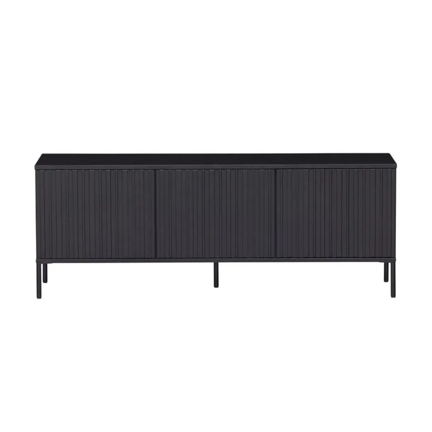 WOOOD TV-meubel New Gravure Zwart - 150x56x44 cm