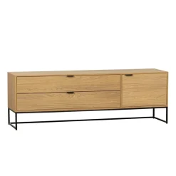 WOOOD TV-meubel Silas Naturel - 180x61x44 cm