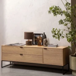WOOOD TV-meubel Silas Naturel - 180x61x44 cm