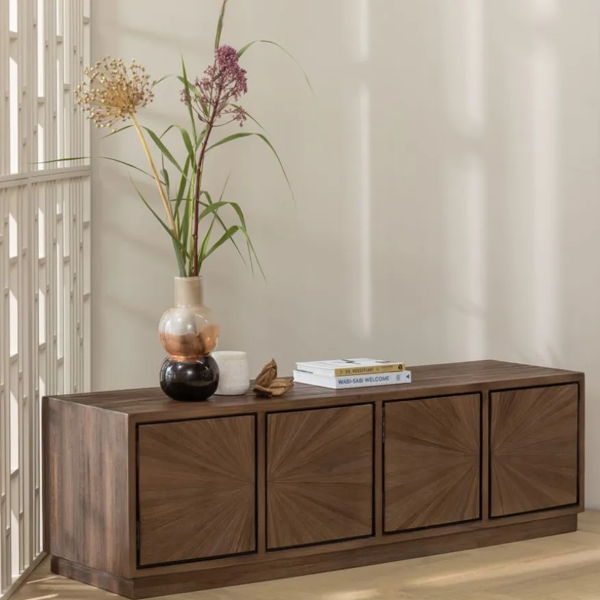 WOOOD TV-meubel Sun Bruin - 150x45x44 cm