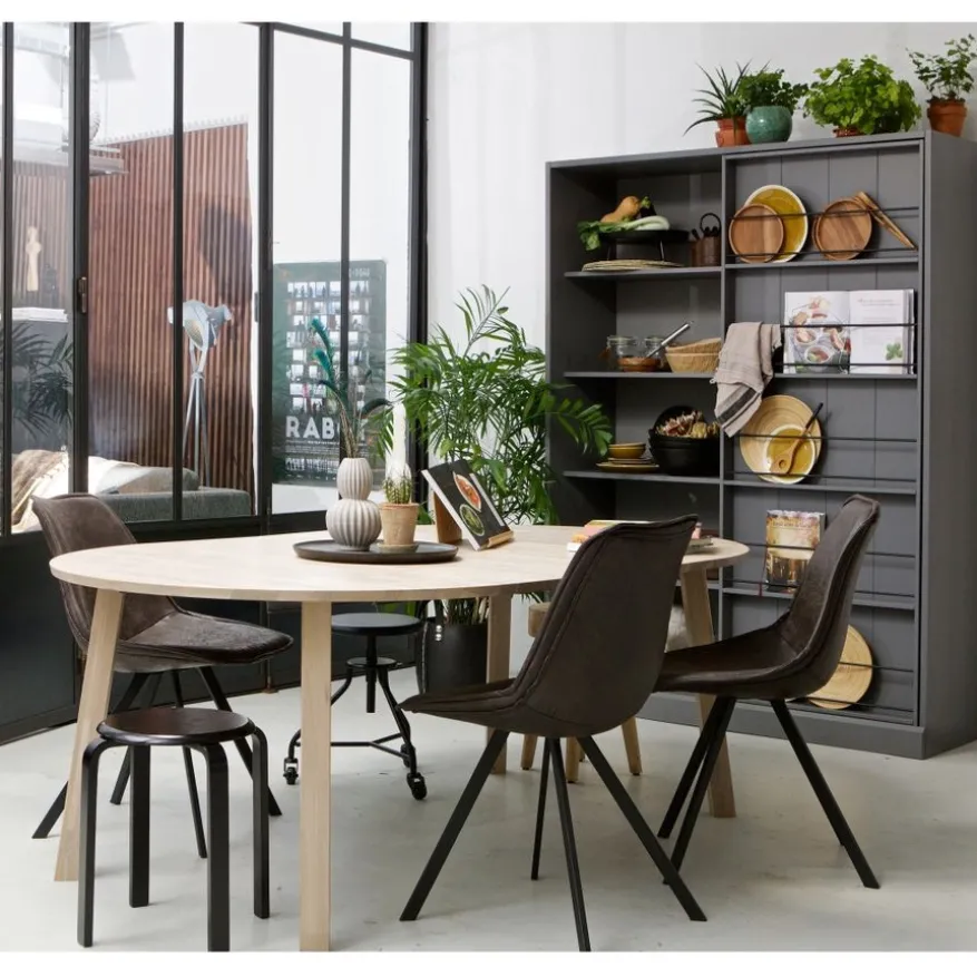 WOOOD Uitschuifbare Eettafel Lange Jan Wit - 120/160/200x120 cm