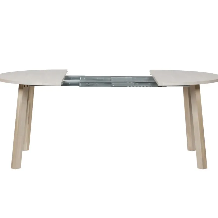 WOOOD Uitschuifbare Eettafel Lange Jan Wit - 120/160/200x120 cm