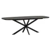 WOOOD Uitschuifbare Eettafel Arros Zwart - 180/220x90 cm