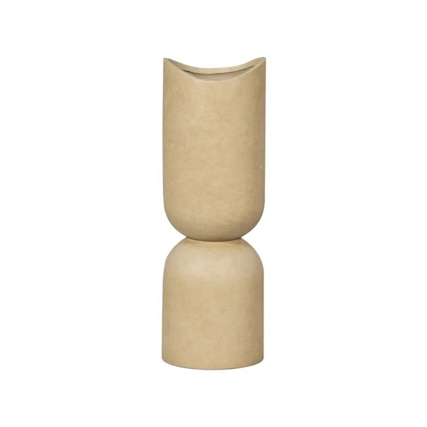 WOOOD Vaas Mosi Beige - 75 cm hoog