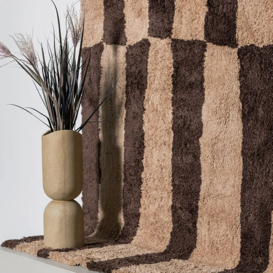 WOOOD Vaas Mosi Beige - 75 cm hoog