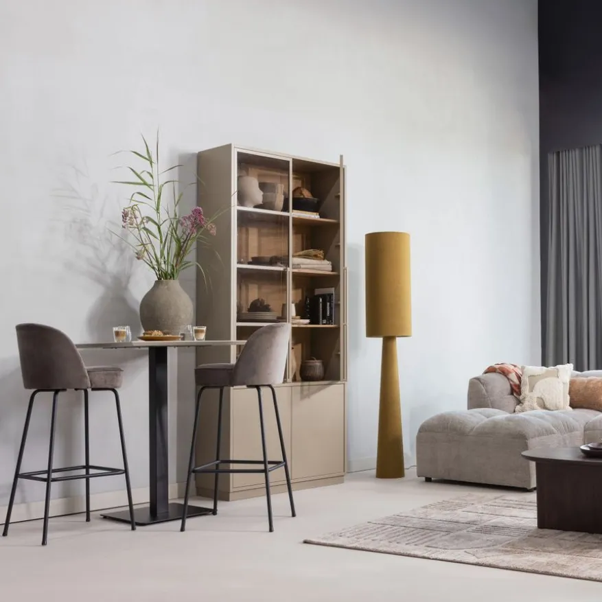 WOOOD Vitrinekast Casa Mud - 101x236x40 cm