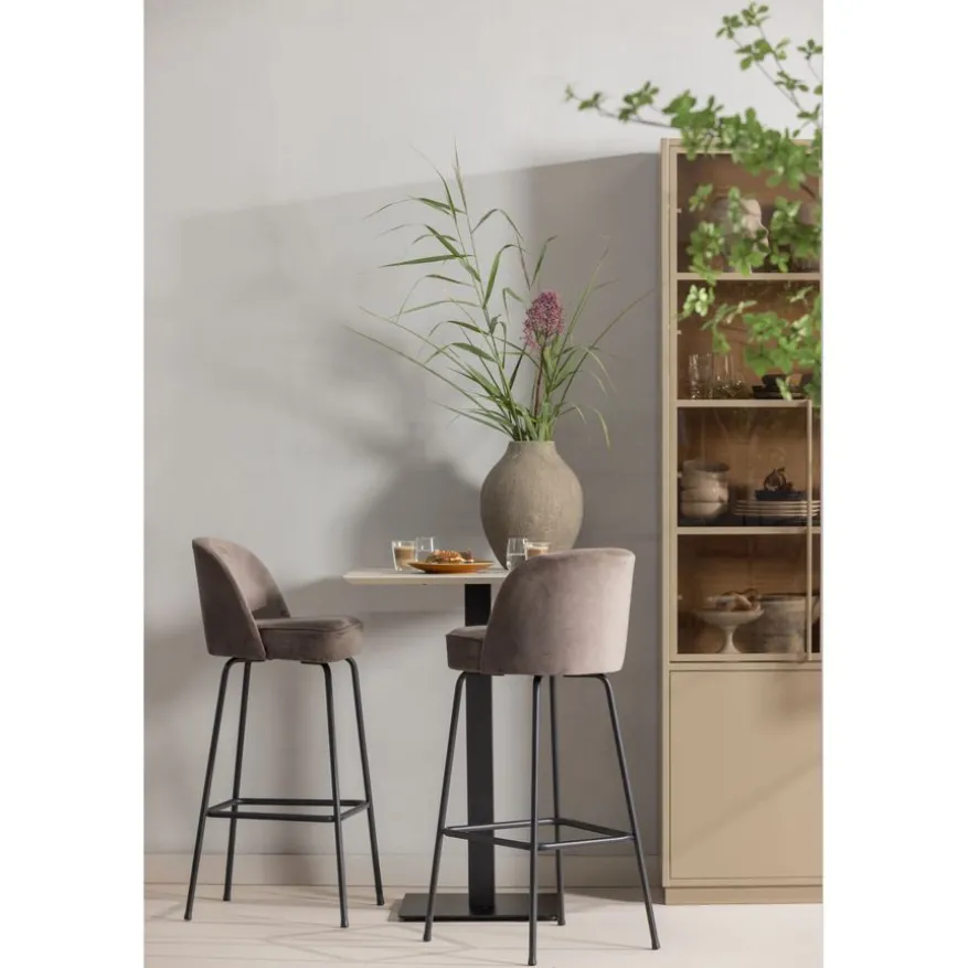 WOOOD Vitrinekast Casa Mud - 101x236x40 cm