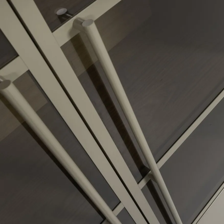 WOOOD Vitrinekast Casa Mud - 101x236x40 cm