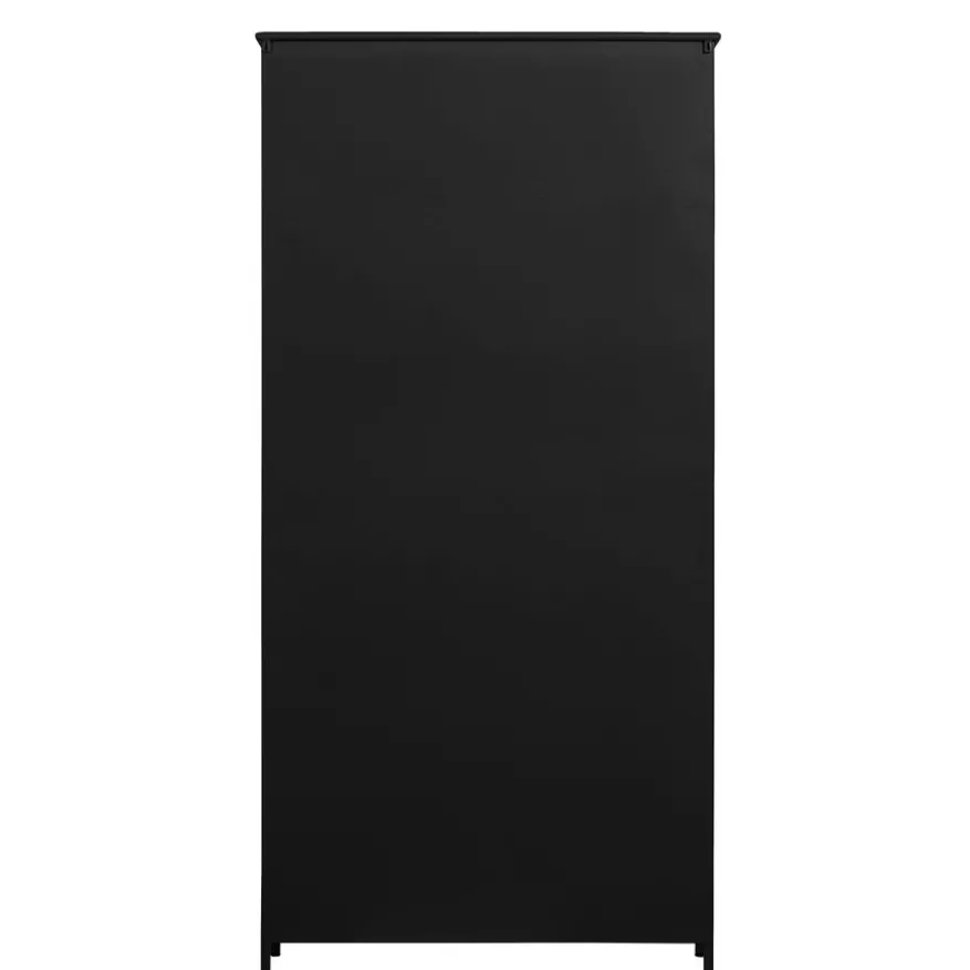 WOOOD Vitrinekast Exhibit XL Zwart - 99x200x44 cm