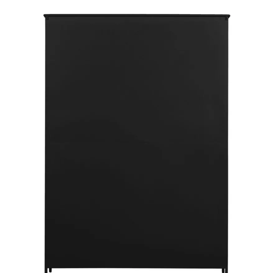 WOOOD Vitrinekast Exhibit XL Zwart - 142x200x44 cm