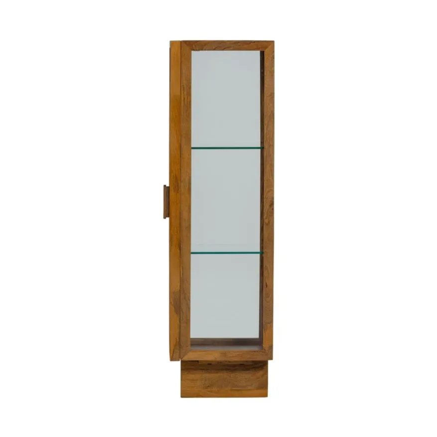 WOOOD Vitrinekast Kella Naturel - 40x137x39 cm