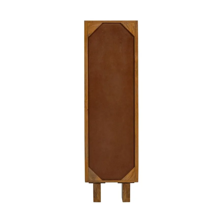 WOOOD Vitrinekast Kella Naturel - 40x137x39 cm