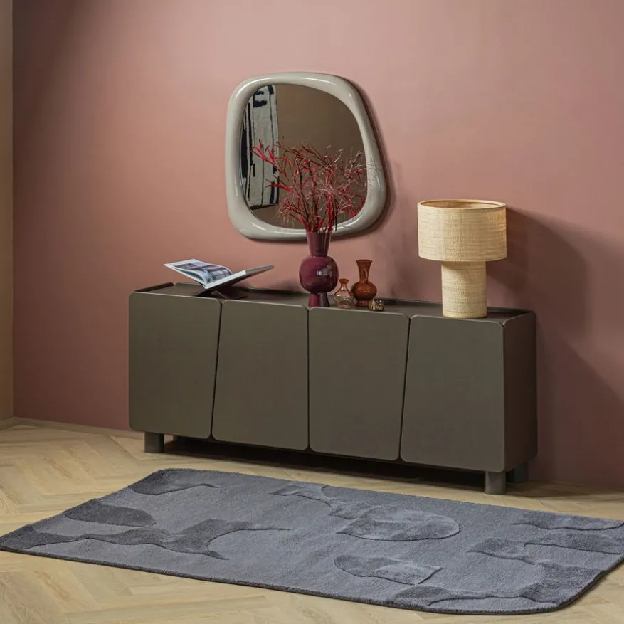 WOOOD Vloerkleed Livo Grijs - 170x240 cm
