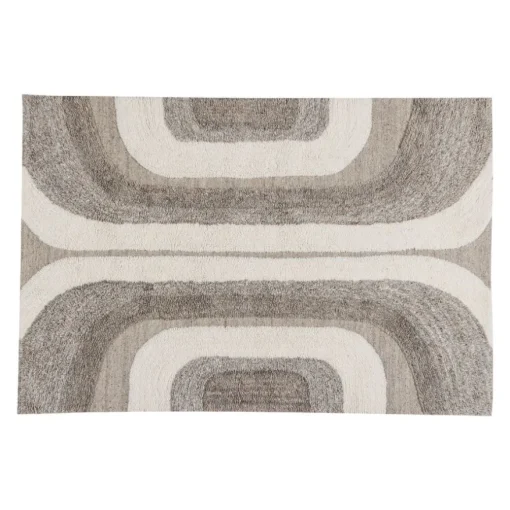 WOOOD Vloerkleed Moro Grijs / Wit - 170x240 cm