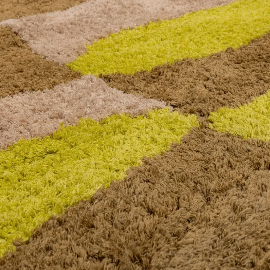 WOOOD Vloerkleed Musa Geel - 170x240 cm