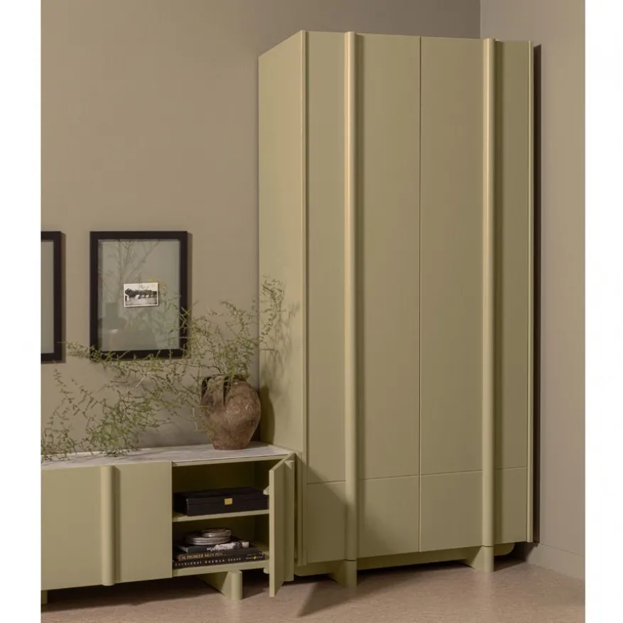 WOOOD Wandkast Basu Moss - 101x210x46 cm