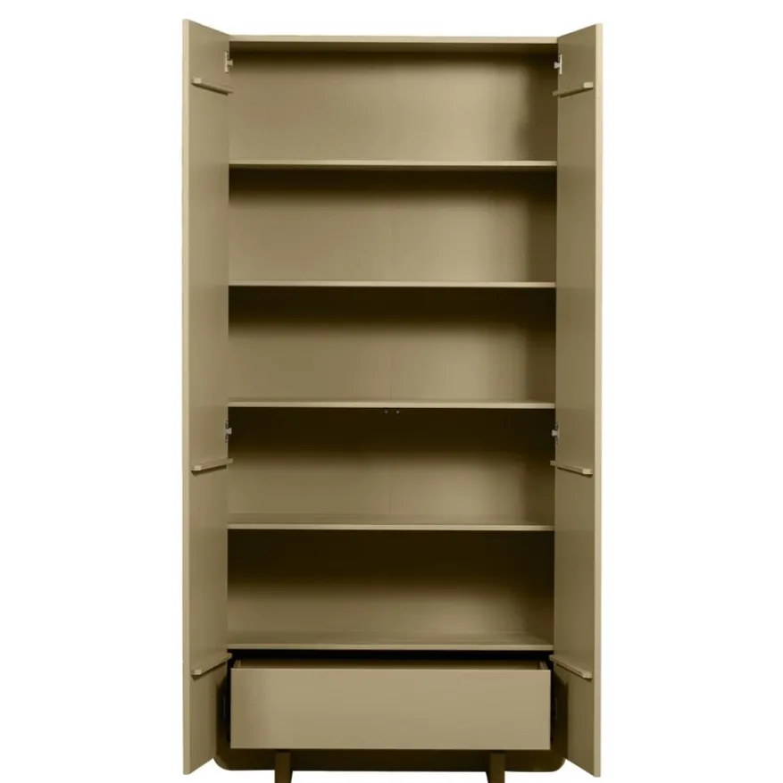 WOOOD Wandkast Basu Moss - 101x210x46 cm
