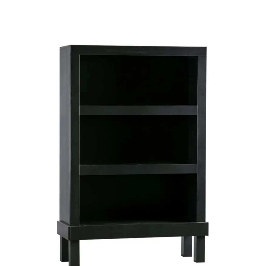 WOOOD Wandkast Bonk Zwart - 107x160x39 cm