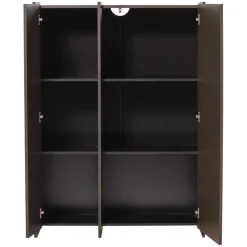 WOOOD Wandkast Brock Middenbruin - 102x140x44 cm