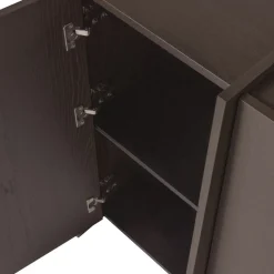 WOOOD Wandkast Brock Middenbruin - 102x140x44 cm
