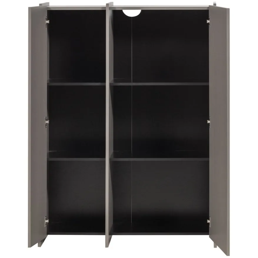 WOOOD Wandkast Brock Warmgrijs - 102x140x44 cm