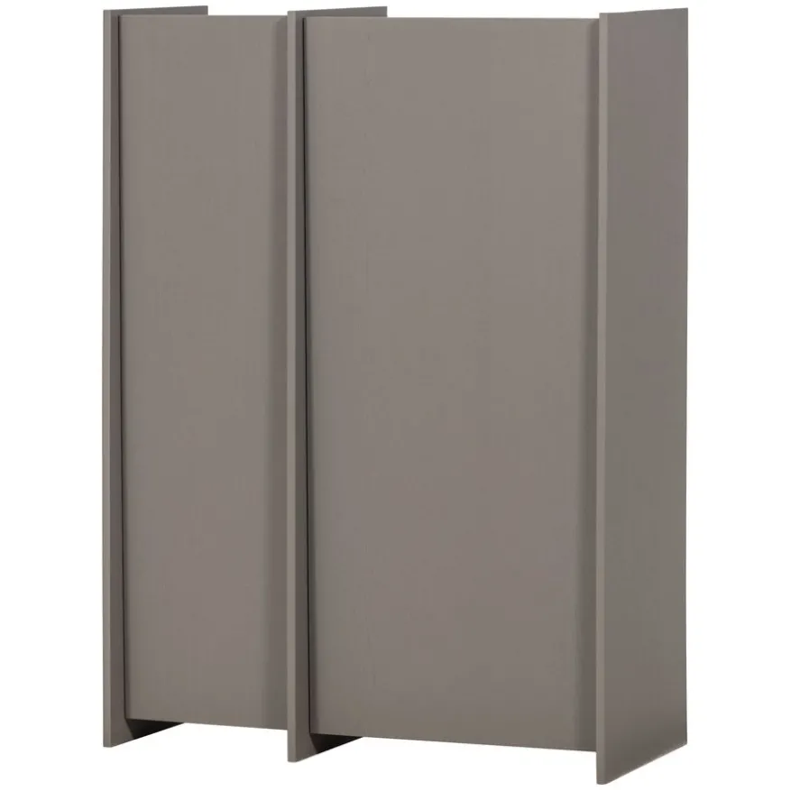 WOOOD Wandkast Brock Warmgrijs - 102x140x44 cm