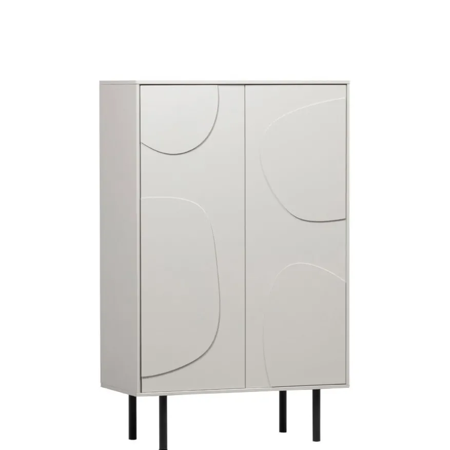 WOOOD Wandkast Cadiz Mist - 85x135x40 cm