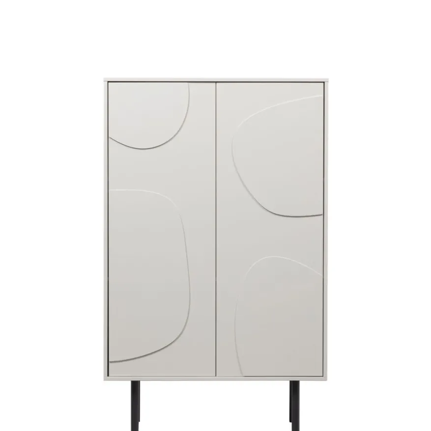 WOOOD Wandkast Cadiz Mist - 85x135x40 cm