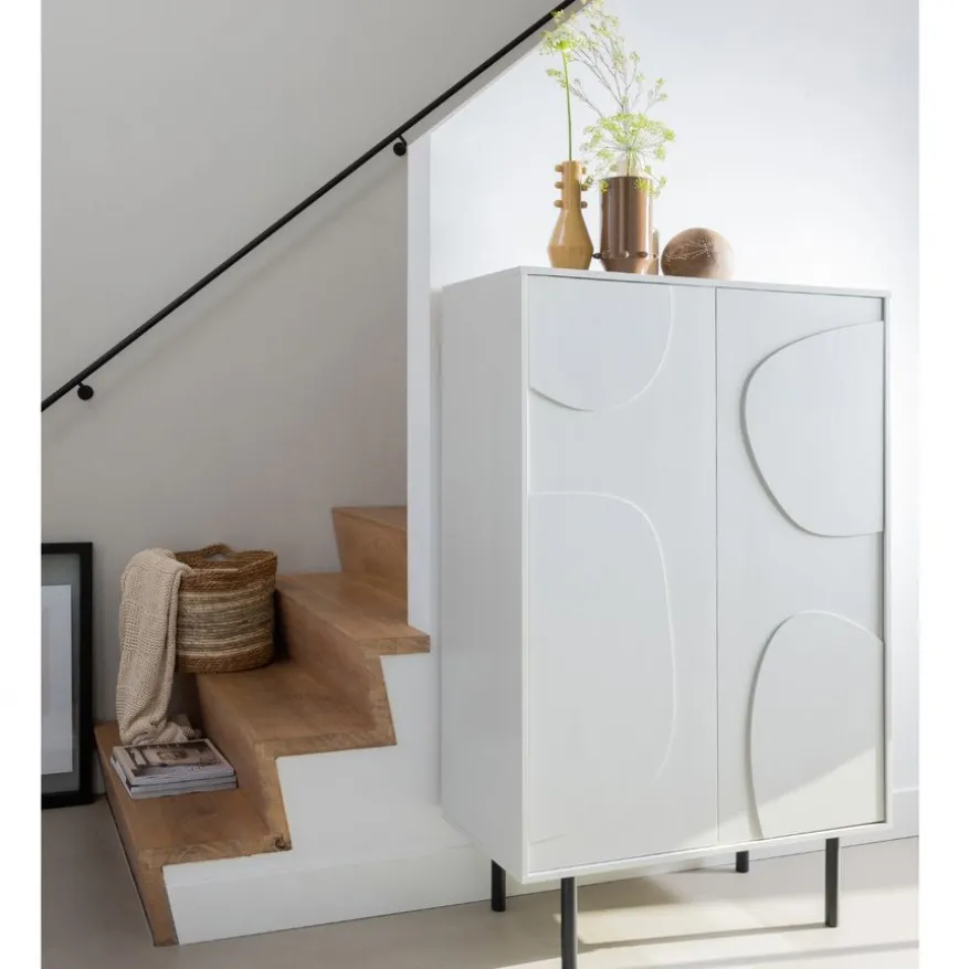 WOOOD Wandkast Cadiz Mist - 85x135x40 cm