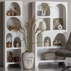 WOOOD Wandkast Caz Wit - 95x180x32 cm