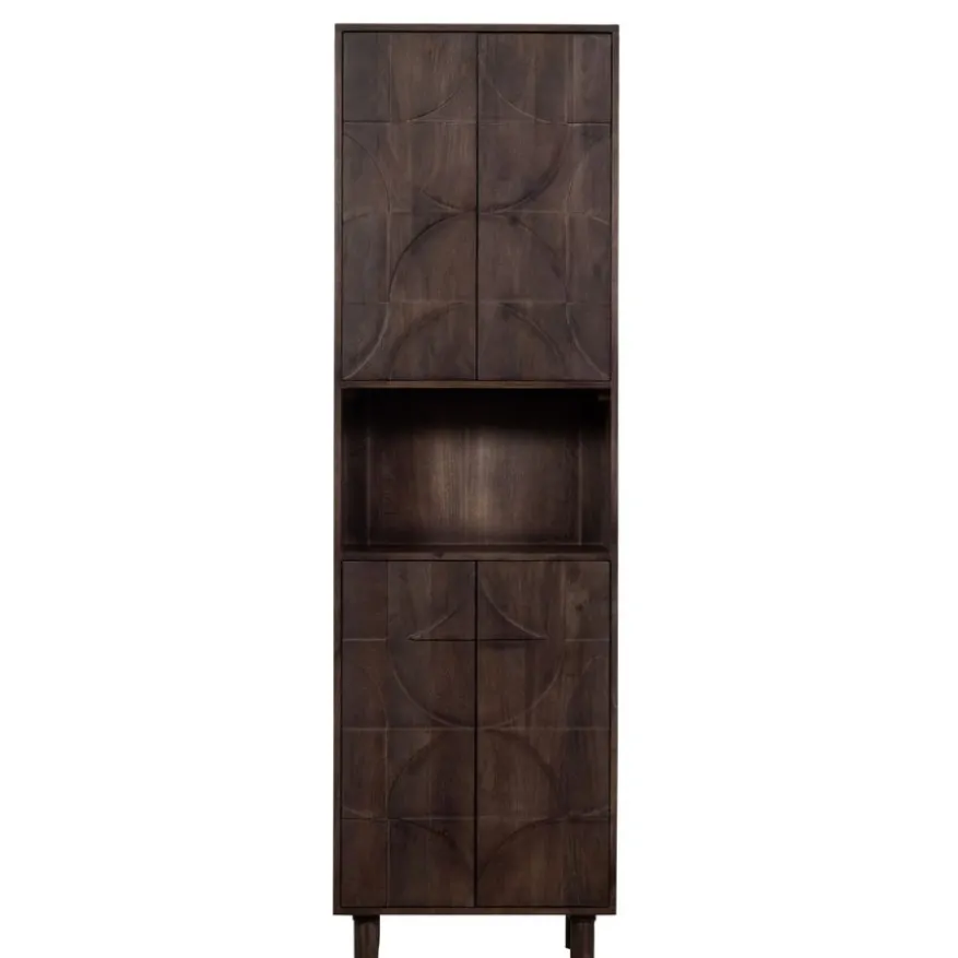 WOOOD Wandkast Draw Bruin - 60x200x40 cm