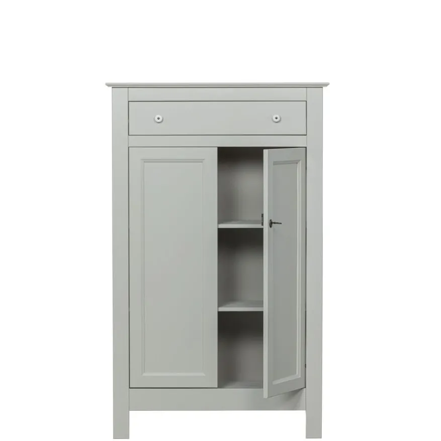 WOOOD Wandkast Eva Grijs - 93x150x40 cm