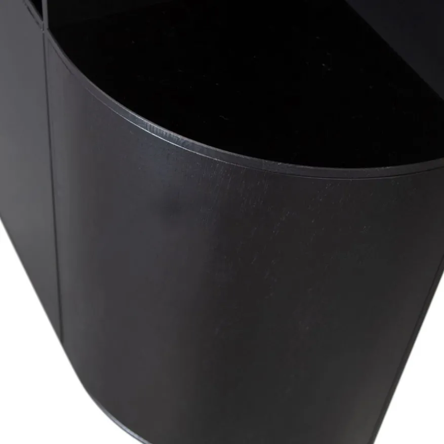 WOOOD Wandkast Finca Zwart - 78x210x40 cm