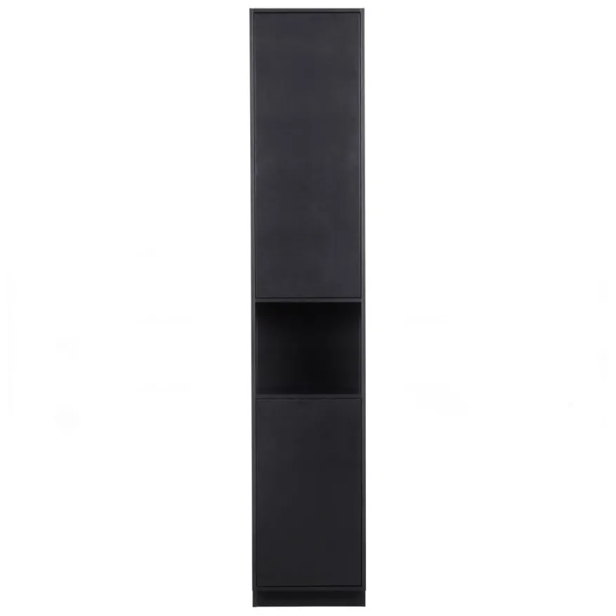 WOOOD Wandkast Finca Zwart - 40x210x40 cm